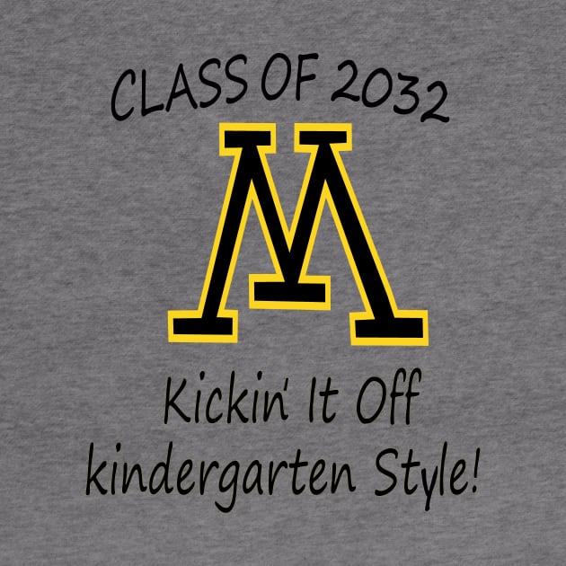 Class Of 2032 Shi, First Day Of School T-shirt, Pre-Kinder Shirt Teacher, Pre-K Teen Shirts, kick it off shirt - kindergarten style by Awareness of Life